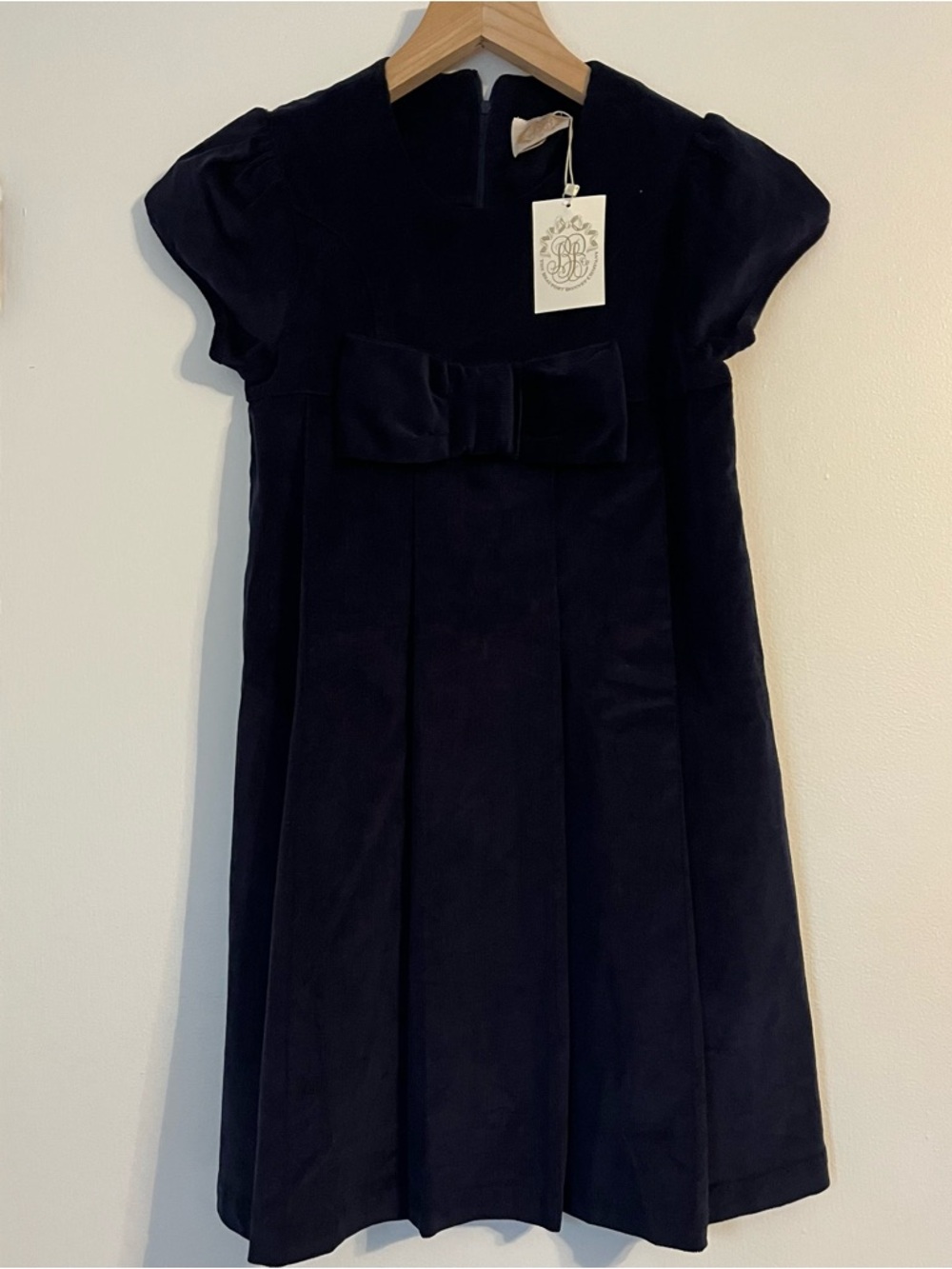The Beaufort Bonnet Company corduroy Darcy Dress - Nantucket Navy size 14 NWT